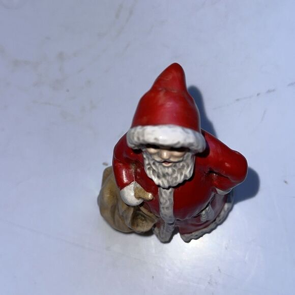 Vintage 1975 Goebel Santa Claus Christmas Figurine Ceramic W. Germany - Picture 4 of 5